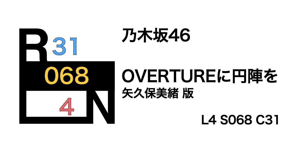 乃木坂46 「OVERTURE」に円陣を〜矢久保美緒 版〜