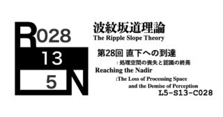 波紋坂道理論 第28回 直下への到達：処理空間の喪失と認識の終焉 [L5-S13-C028]
